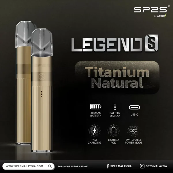 SP2S鈦色主機 思博瑞鈦金屬主機-通用於一代煙彈